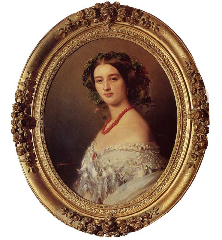 Franz Xaver Winterhalter Malcy Louise Caroline Frederique Berthier de Wagram, Princess Murat France oil painting art